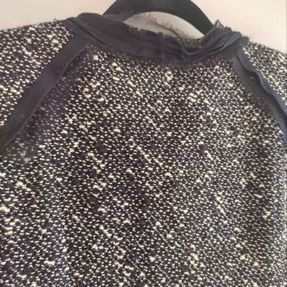 Nanette Laporte Speckled Tweed Lace Coat 4 - Picture 9 of 11